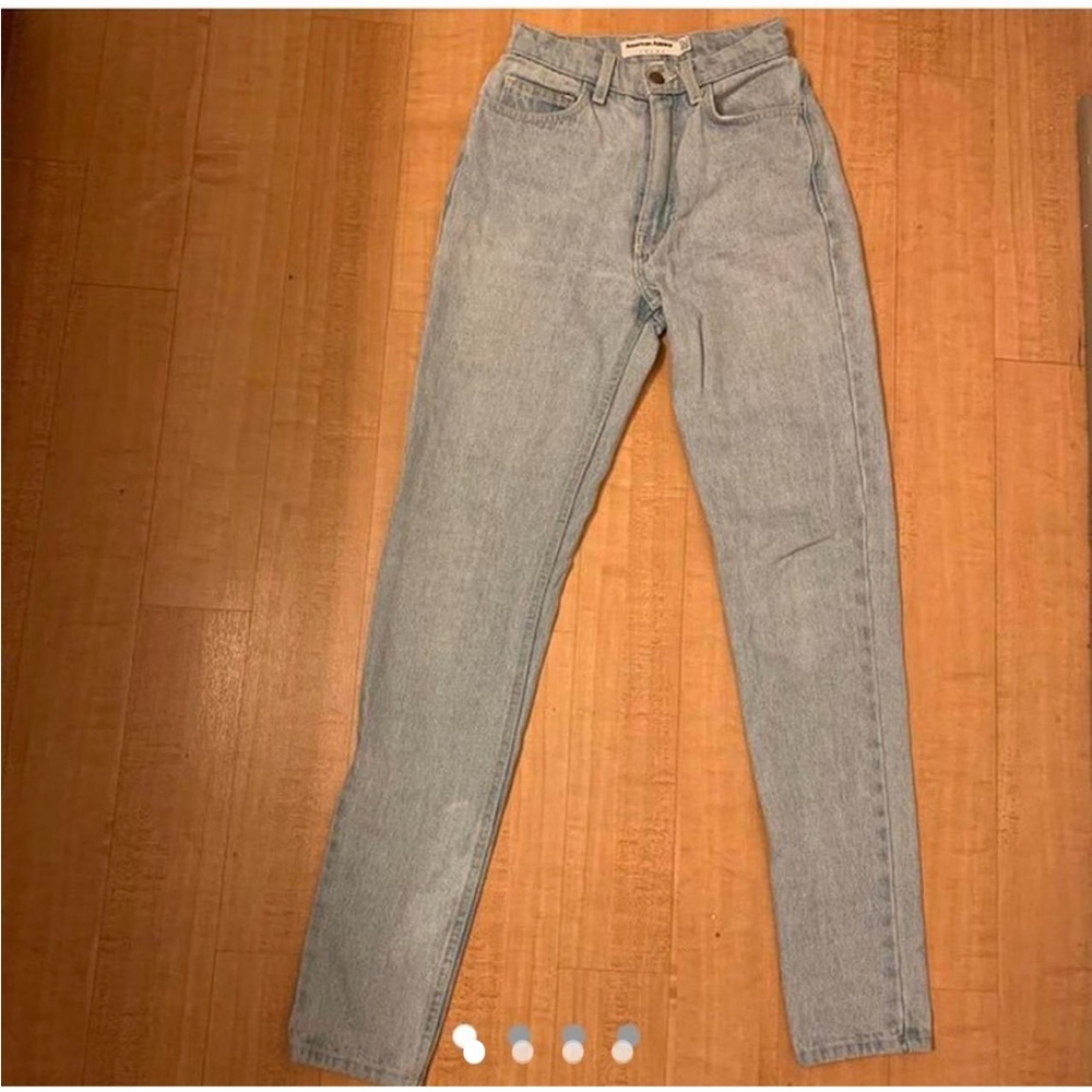 American Apparel high waisted jeans